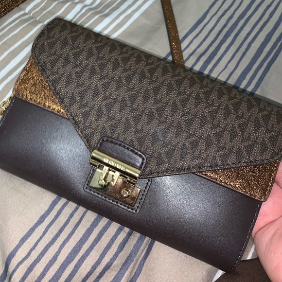 Michael Kors Bags Nwt Michael Kors Wallet On A Chain Poshmark
